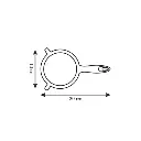 420603-STRAINER 10CM PRESTO