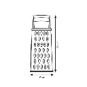 643780-GRATER 4 SIDES MED CLR HNDL "HANDY"(643402)