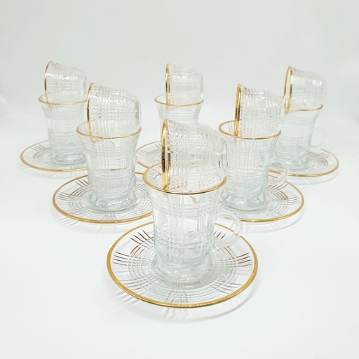 Tea and Coffee Cup 18Pcs Set H