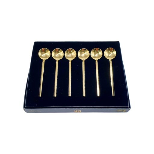 Tea Spoon 6pcs Set Gold B