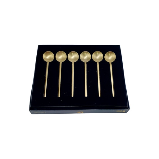 Tea Spoon 6pcs Set Gold C