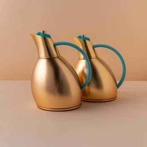 AMWAAJ FLASKS SET 2 PCS Gold-Tiffany Handle