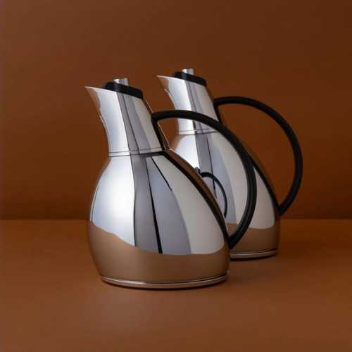 AMWAAJ FLASKS SET 2 PCS Silver