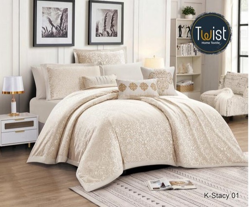 Comforter Set of 9Pcs Stacy